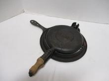 Antique HSB & Co Revo-Noc No 8 Cast Iron Waffle Iron