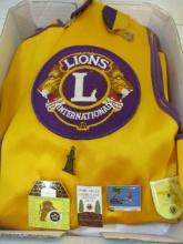 Lions International Gulfport, Florida Vest with Lapel Pins