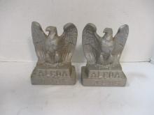 Pair of Alcoa Eagle Metal Bookends