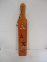 Vintage 1963-66 Southern Illinois Delta Chi Fraternity Wood Paddle