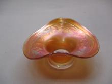 Fenton Marigold Carnival Glass Bowl 6"x 3"