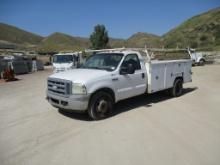 2005 Ford F350 XL Utility Truck,