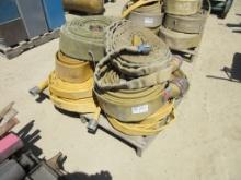 Lot of Various Size Fire Hose