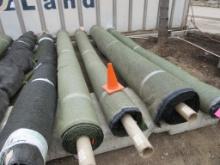 Roll Of Unused Artificial Turf,