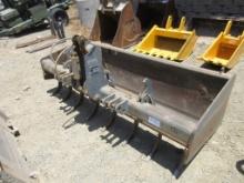 Gannon 84" Scraper Box Attachment W/Ripper Bar,