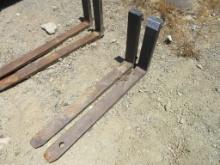 Lot Of (2) 48" Forklift Forks