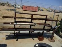 Lot Of 6' Pipe Rack W/Contents