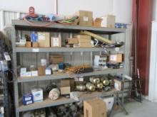 Lot Of Shelving Unit Including All Contents,