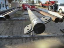 Lot Of 22' 1" x 7.75" Pipe 2 Spreader Bar,
