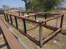 Lot Of 21' x 7' Pipe Rack