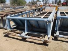8' x 37' Metal Pipe Holder/Transport Container