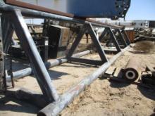 (2) A-Frame Pipe Stands,