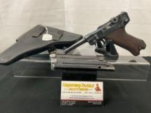 Vintage 1939 WWII German Luger, 2 magazines & the original holster FFL SN: 518