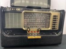 1956 Vintage Zenith Trans-Oceanic Travel Tube Radio, not currently working