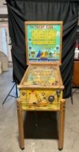 Vintage 1950s Yacht Club Upright Pinball Machine by Bally Mfg, Coin-Op