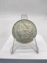 Antique silver Morgan Dollar 1878-P