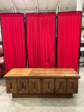 Vintage Lane Wooden Cedar Lined Sweetheart Trunk Chest w/ Decorative Panels & Aroma-Tite Seal. See