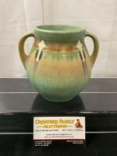Early 20th Century 1931 Arts & Crafts Unmarked Roseville Pottery, Montacello pattern, Double Hand...