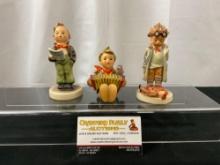 Trio of Vintage Hummel Figures, Soloist 135, Lets Sing 110/0, Doctor 127