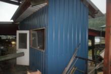 17' 9" x 7' W Insulated Building w/Steel Roof & Siding, Sits on Elevated Pl
