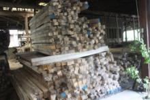 (13) Bundles 3" x 3.5" x 8' Lumber Pack Bolsters, Approx. 1800pcs (Hardwood