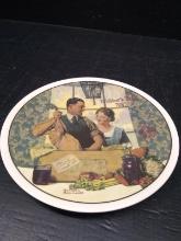 Collector Plate-Bradford Exchange Norman Rockwell Mothers Day 1993 Special Delivery