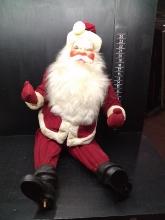 Antique Commercial Store Window Santa Figure with Blow Mold Face