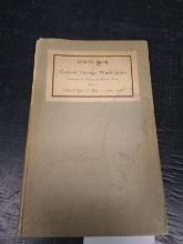 Vintage Book -Orderly Book of General George Washington  1898