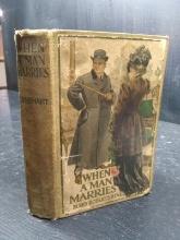 Vintage Book-When a Man Marries-1909