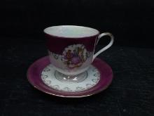 Hand painted Japan Cup & Saucer