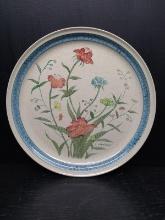 Andrea Sadek Hand painted Plate-Fleurs de Chantilly