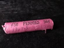 Coin-Roll 1947 S Pennies