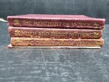 Vintage Books -(3) Temple Shakespeare early 1900x