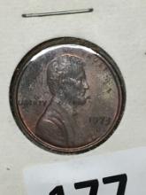 1973 D Lincoln Memorial Cent Coin