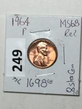 1964 P Lincoln Memorial Cent Coin 