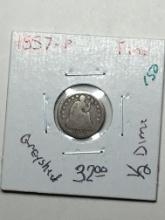 1857 Half Dime