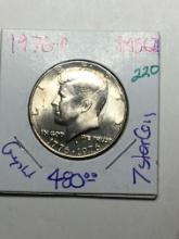 1776-1976 D Kennedy Half Dollar