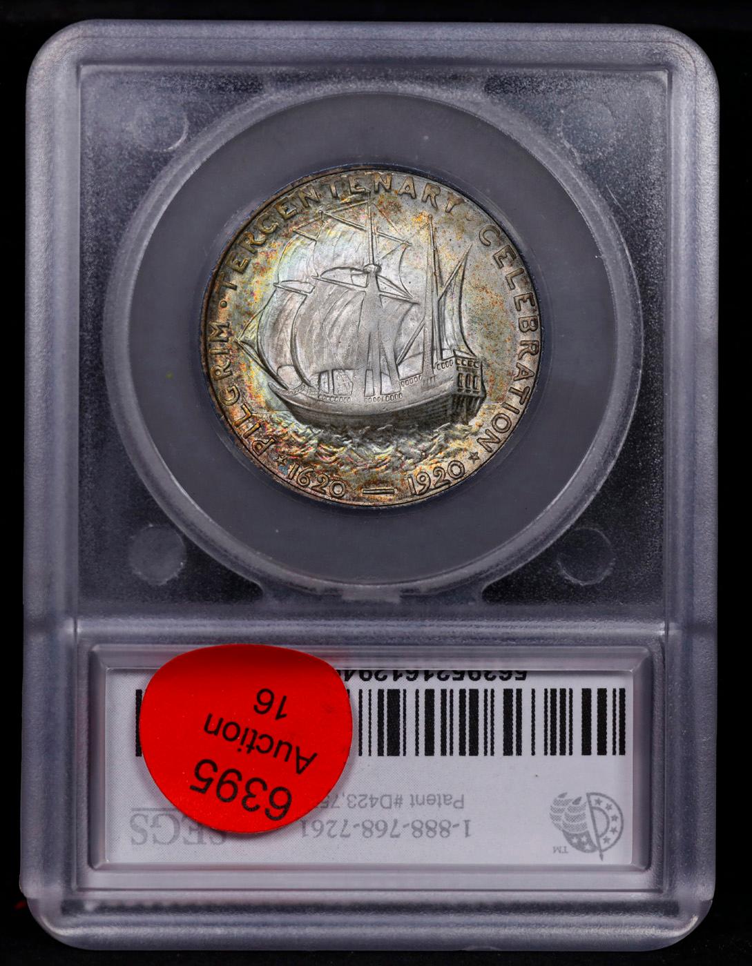 ***Auction Highlight*** 1920 Pilgrim Old Commem Half Dollar 50c Graded ms66+ By SEGS (fc)