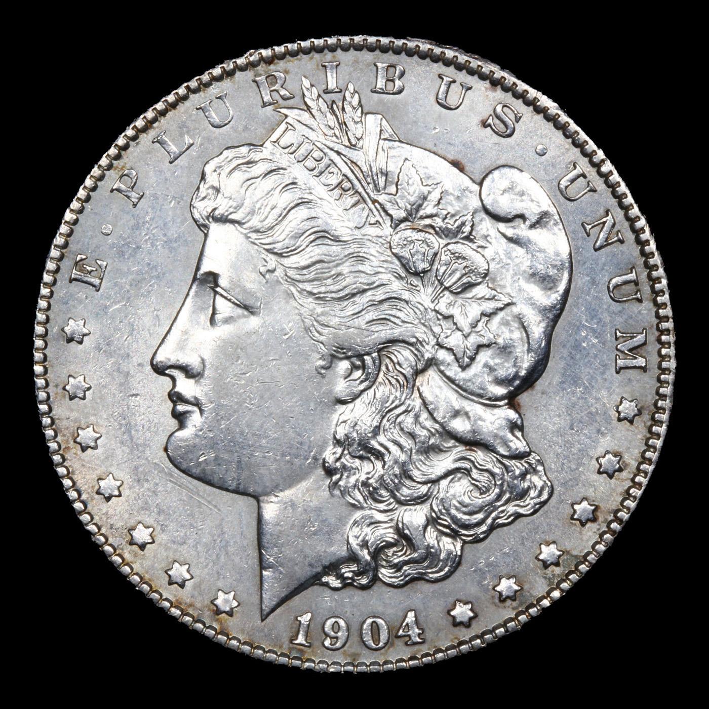 ***Auction Highlight*** 1904-s Morgan Dollar 1 Graded ms64+ By SEGS (fc)