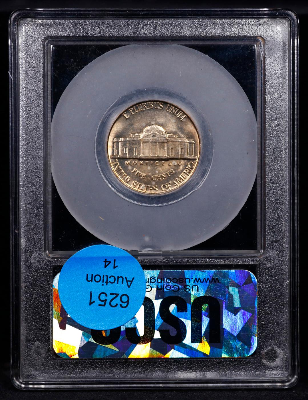 ***Auction Highlight*** 1960-p Jefferson Nickel Near TOP POP! 5c Graded GEM+ 5fs By USCG (fc)