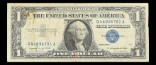 1957A $1 Blue Seal Silver Certificate Grades vf++