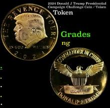 2024 Donald J Trump Presidential Campaign Challenge Coin / Token