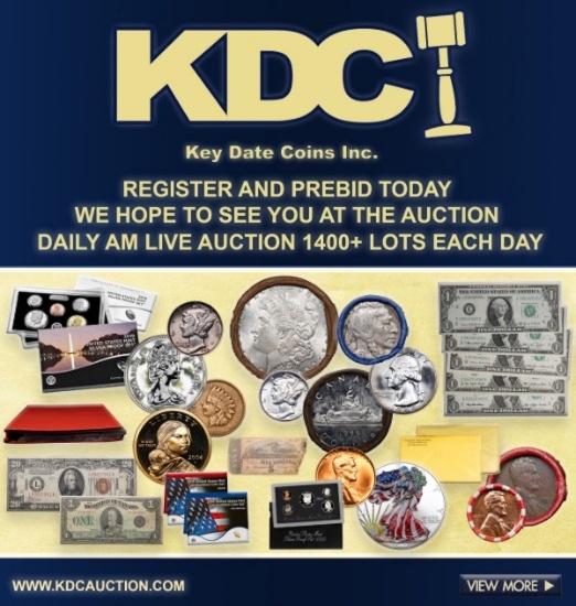 Key Date Spectacular AM live Auction 31 pt 1