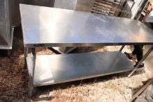 Stainless 24"x72" Table