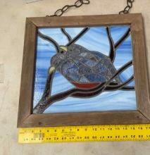 Framed Stained Glass Panel