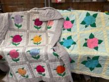 Pair of Single Quilts