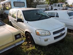 2008 Cbevrolet Uplander MiniVan / Lower Body Rot