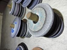 2 Sets of Sanding and Grinding Wheels - see photos