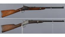 Two Antique American Single Shot Rifles