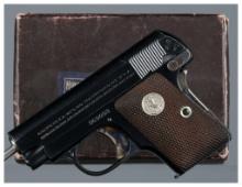 Colt Model 1908 Vest Pocket Semi-Automatic Pistol with Box